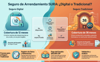 Seguros Arrendamiento SURA Digital Vs Tradicional